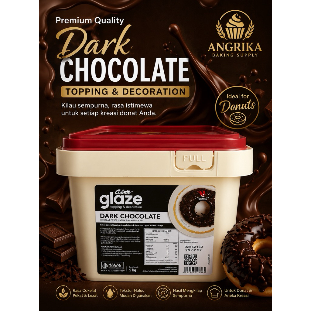 Colatta Glaze Dark 5Kg