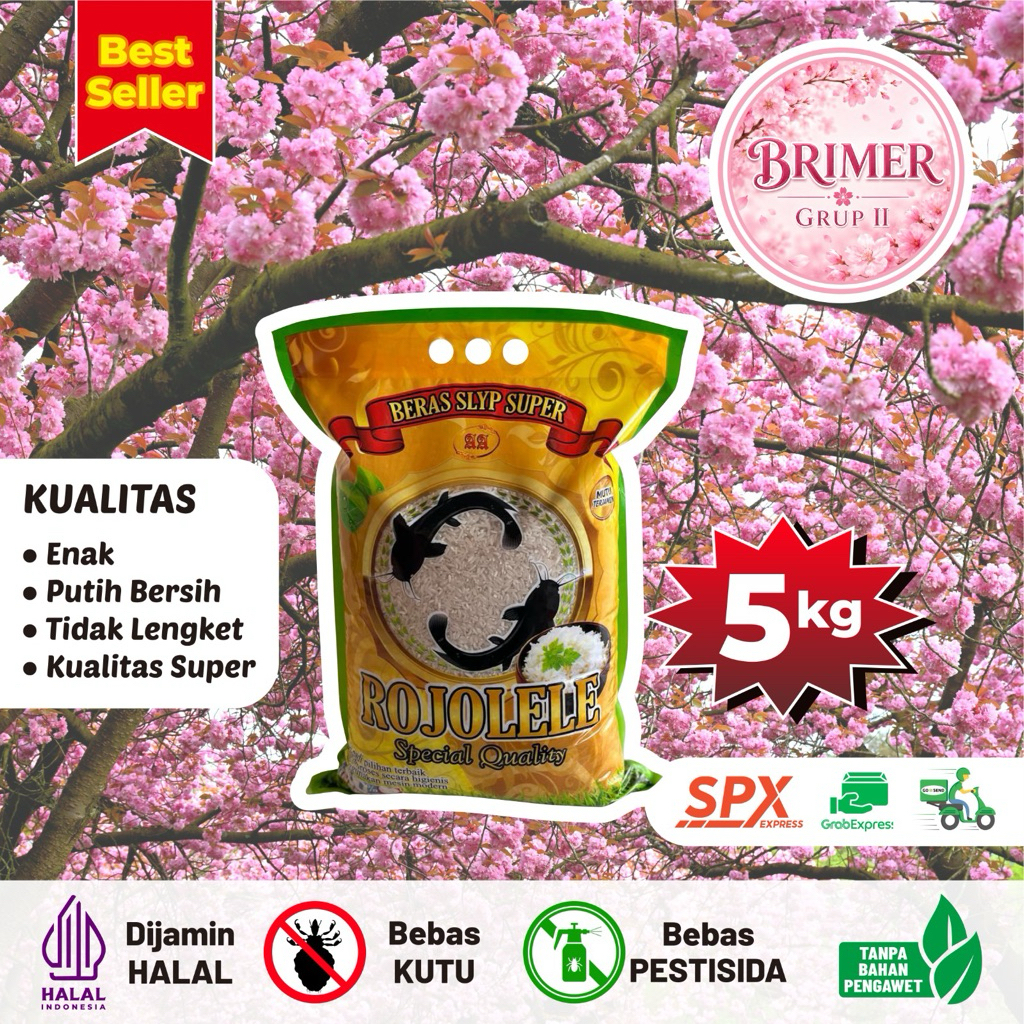 beras rojolele 5 kg premium