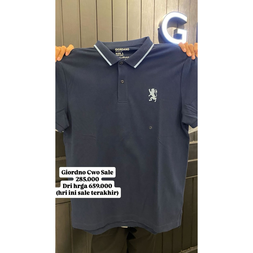 RETUR KAOS GIORDANO SALAH UKURAN