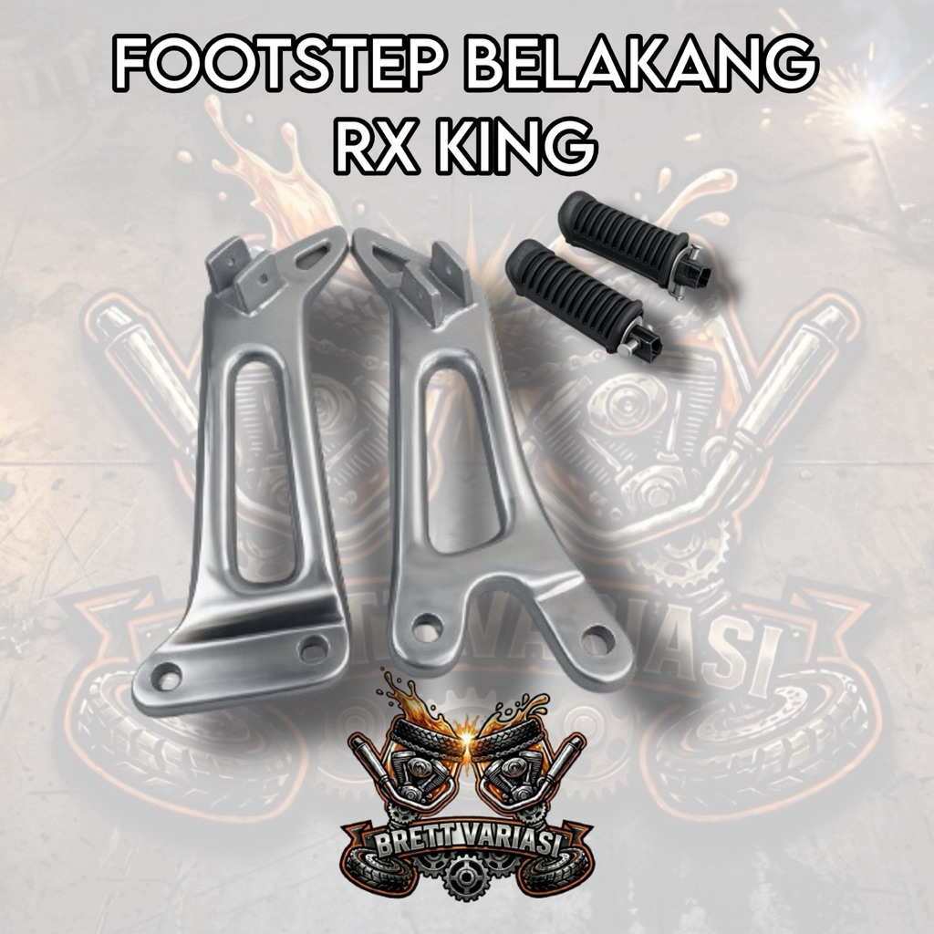 Footstep Postep Pijakan Kaki Belakang RX King Footstep belakan pijakan kaki RX King