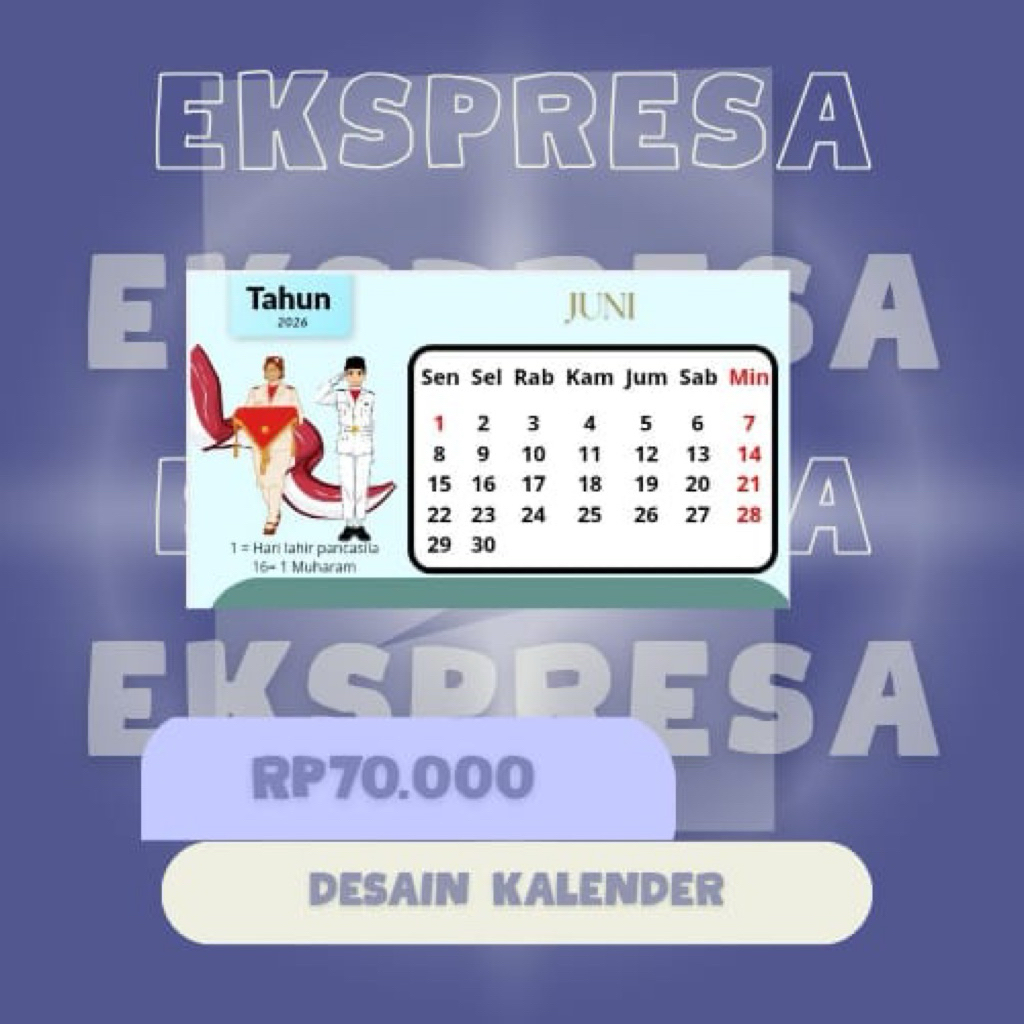DESAIN KALENDER CUSTOM