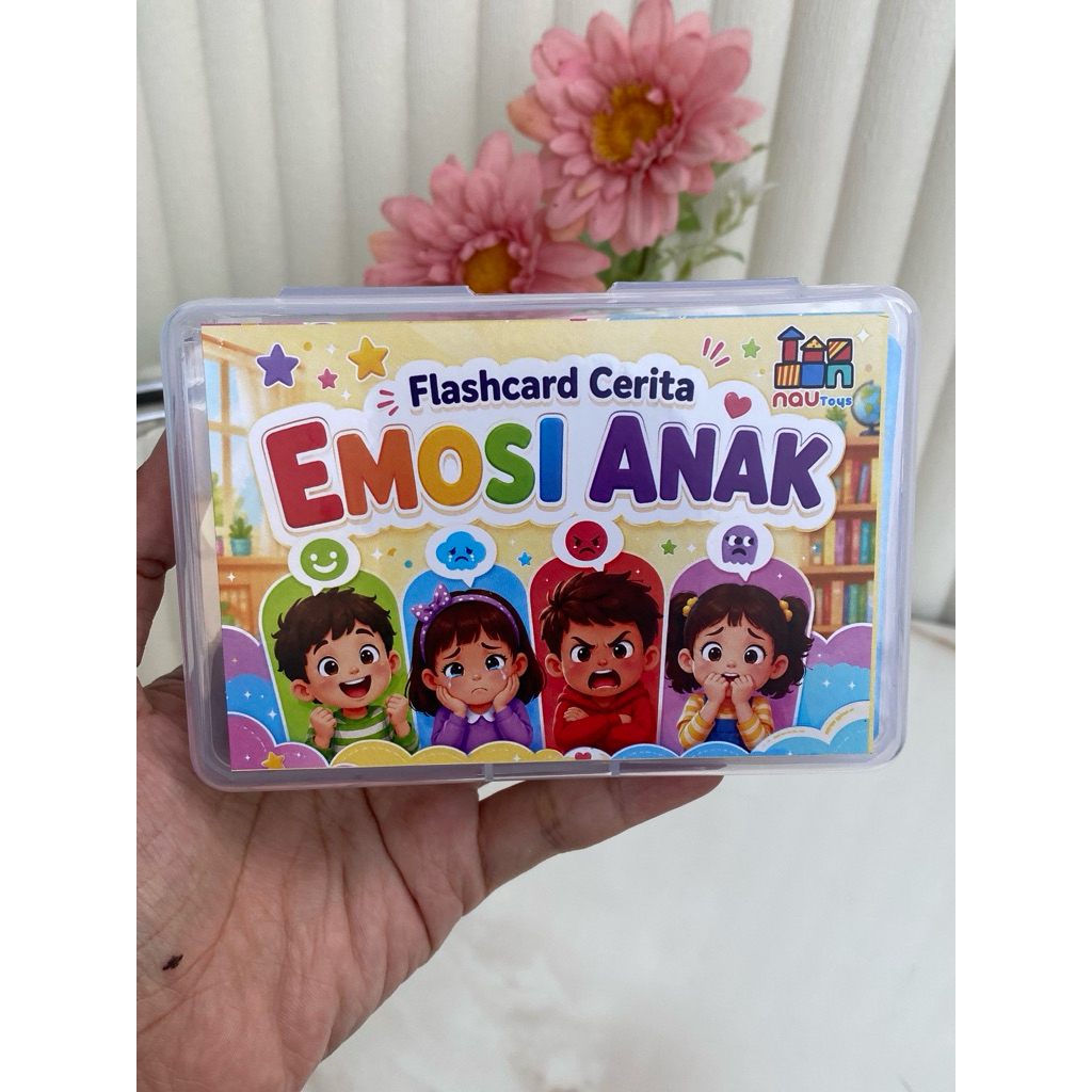 KARTU PINTAR BERCERITA | EMOSI ANAK | FLASHCARD TERAPI WICARA