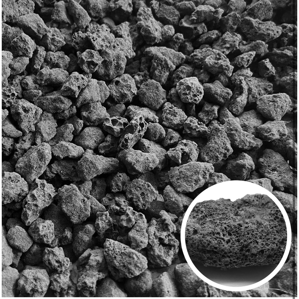 Media Tanam - Pasir Malang Hitam- Lava Rock - Terarium - Paludarium - Aquascape