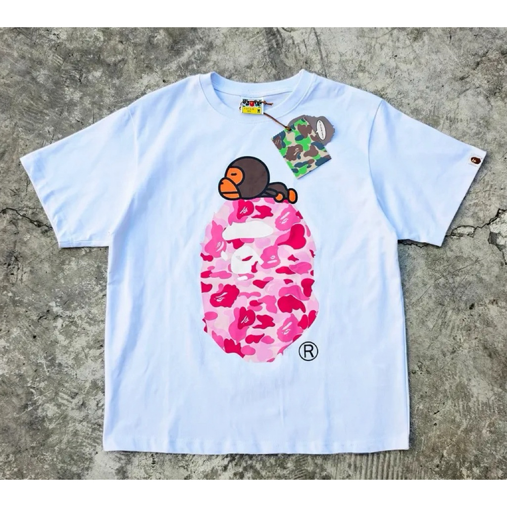 KAOS PREMIUM A BATHING APE FULLTAG 1:1 MLB kaos a bathing ape