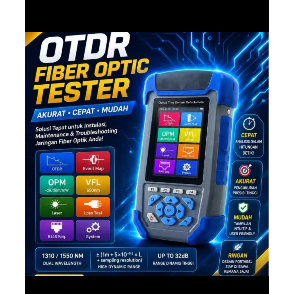 OTDR JOINWIT JW3302s Jw3302Sj alat cek kabel fiber optik