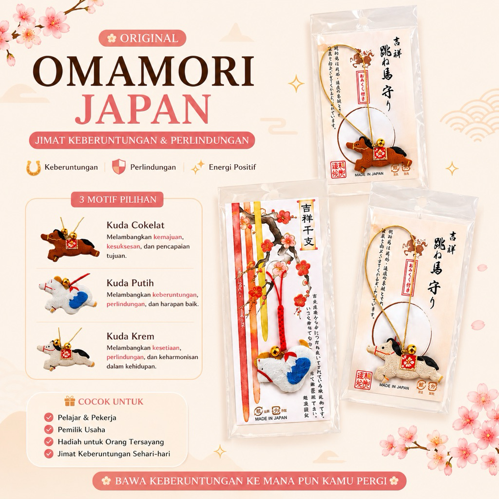 OMAMORI LUCKY CHARM JAPAN