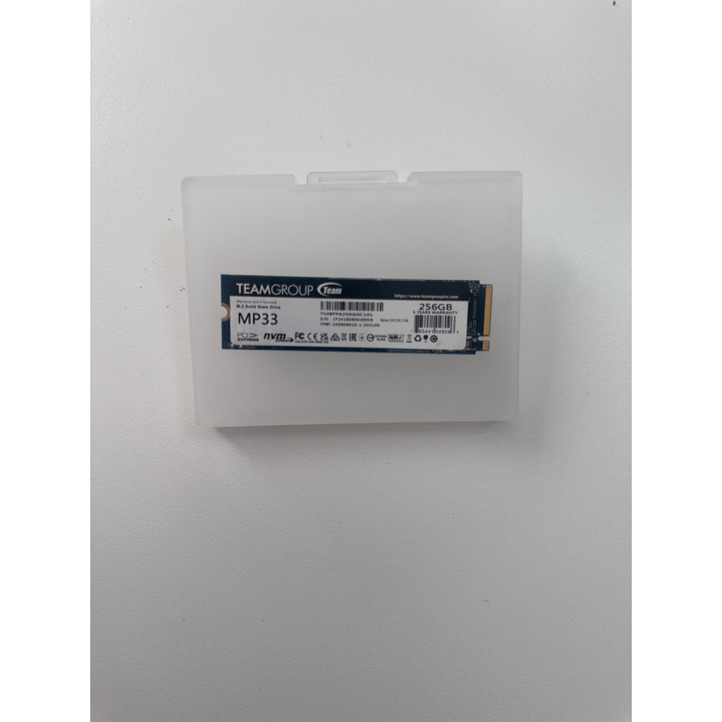 Team MP33 256GB M.2 SSD NVMe Bekas