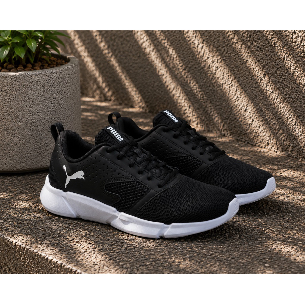 (PMA192805-01) Puma Interflex Modern Men's Sneaker Shoes - Black ORIGINAL