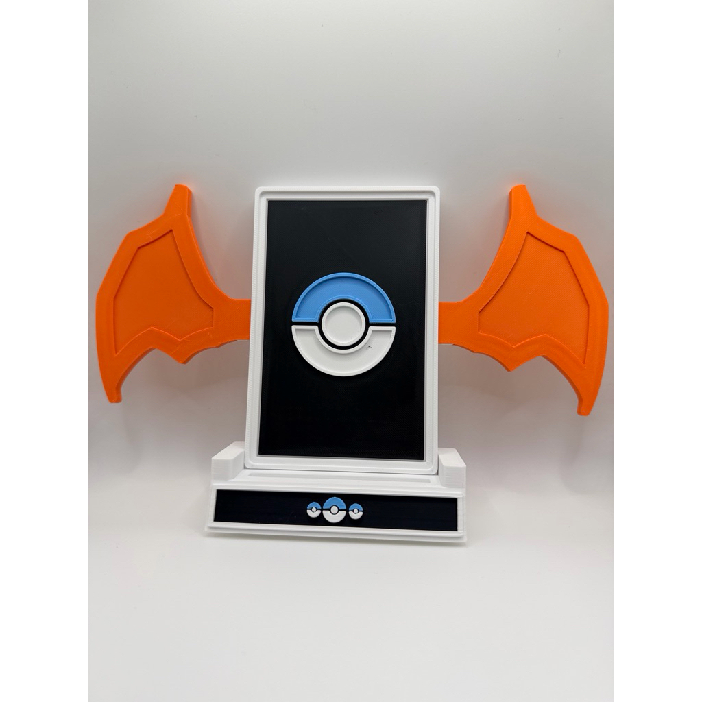 PSA Holder Charizard Wings | Dudukan Kartu Pokemon PSA Display Stand Koleksi TCG