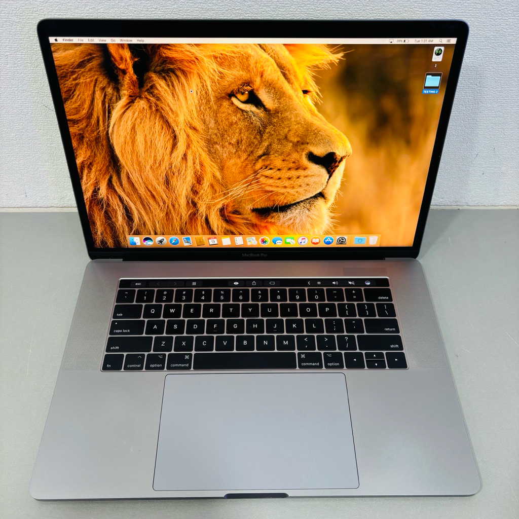 Macbook pro retina 2017 intel core i7 15 inch ram 16 gb ssd 512gb/1tera second bergaransi (original 