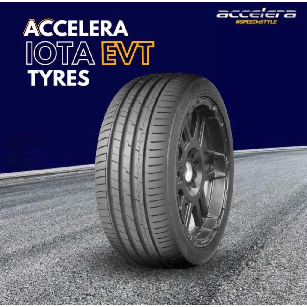 Ban mobil 245/40 r18 Accelera IOTA EVT ukuran 245 40 18 ban size 245/40r18