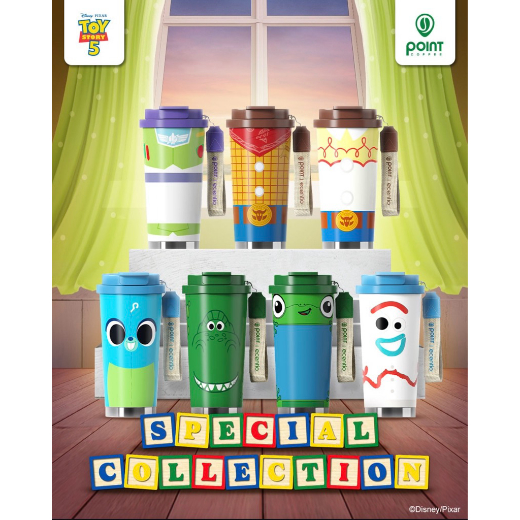 Toy Story Tumbler X Point Coffee Indomaret