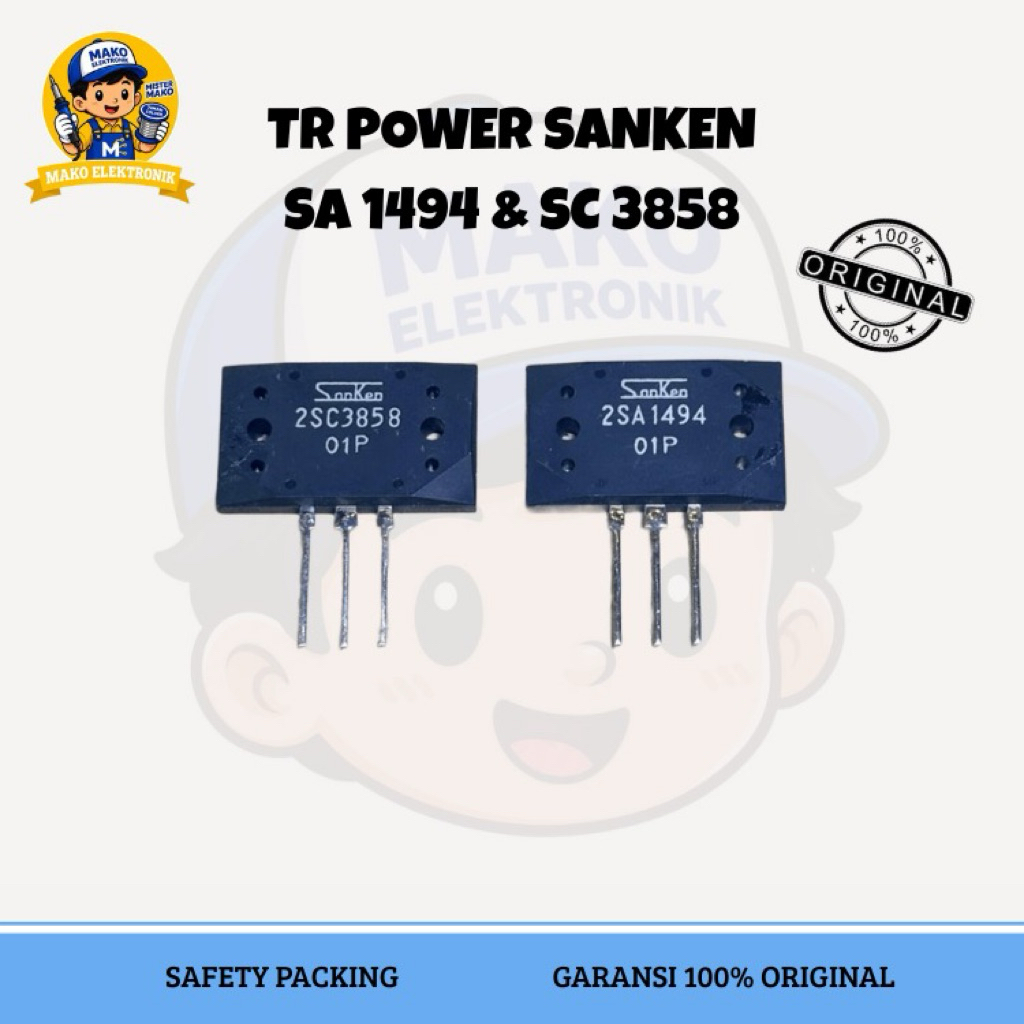 TR POWER SANKEN SA 1494 & SC 3858 SUPER ASLI ORIGINAL SET
