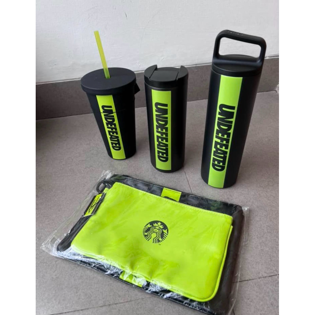 Starbucks x UNDEFEATED collabs set complete collection