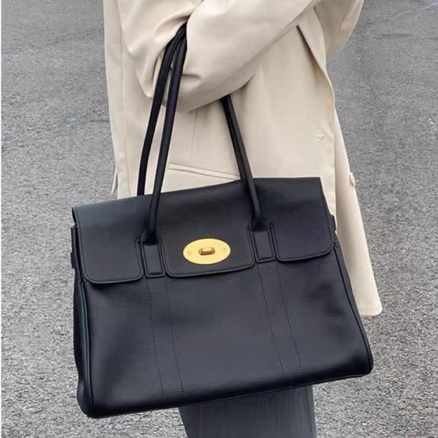 Tas Tote Wanita Kulit Asli – Slouchy Large Work Shoulder Bag NB005