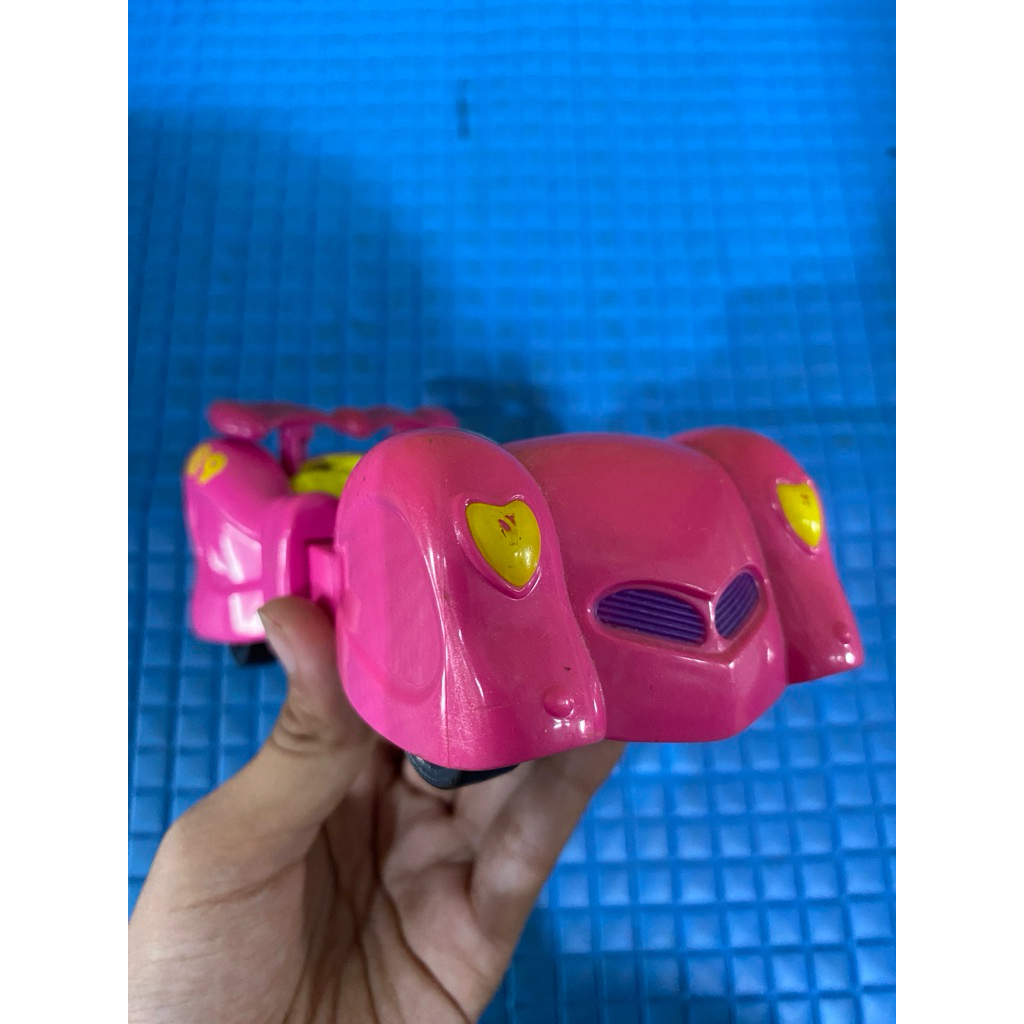 PL KT07 Mainan Mobil Disney Minnie Mouse Roadster 2 in 1 Pink 15cm. BU