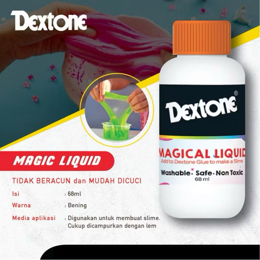 Dextone Slime Magical Liquid 68ml | Slime Activator | Pengental Slime