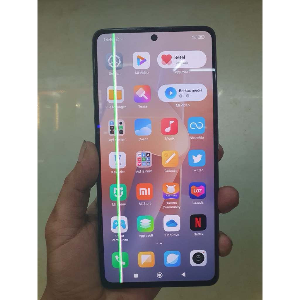 LCD xiomi 11Tpro original copotan minus