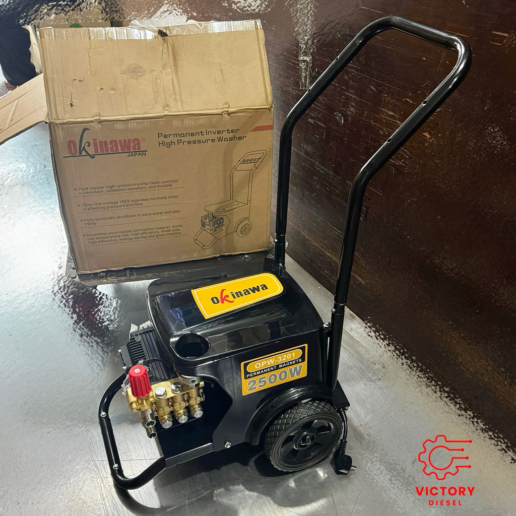 Mesin Jet Cleaner High Pressure Washer 2500W Okinawa OPW 3201