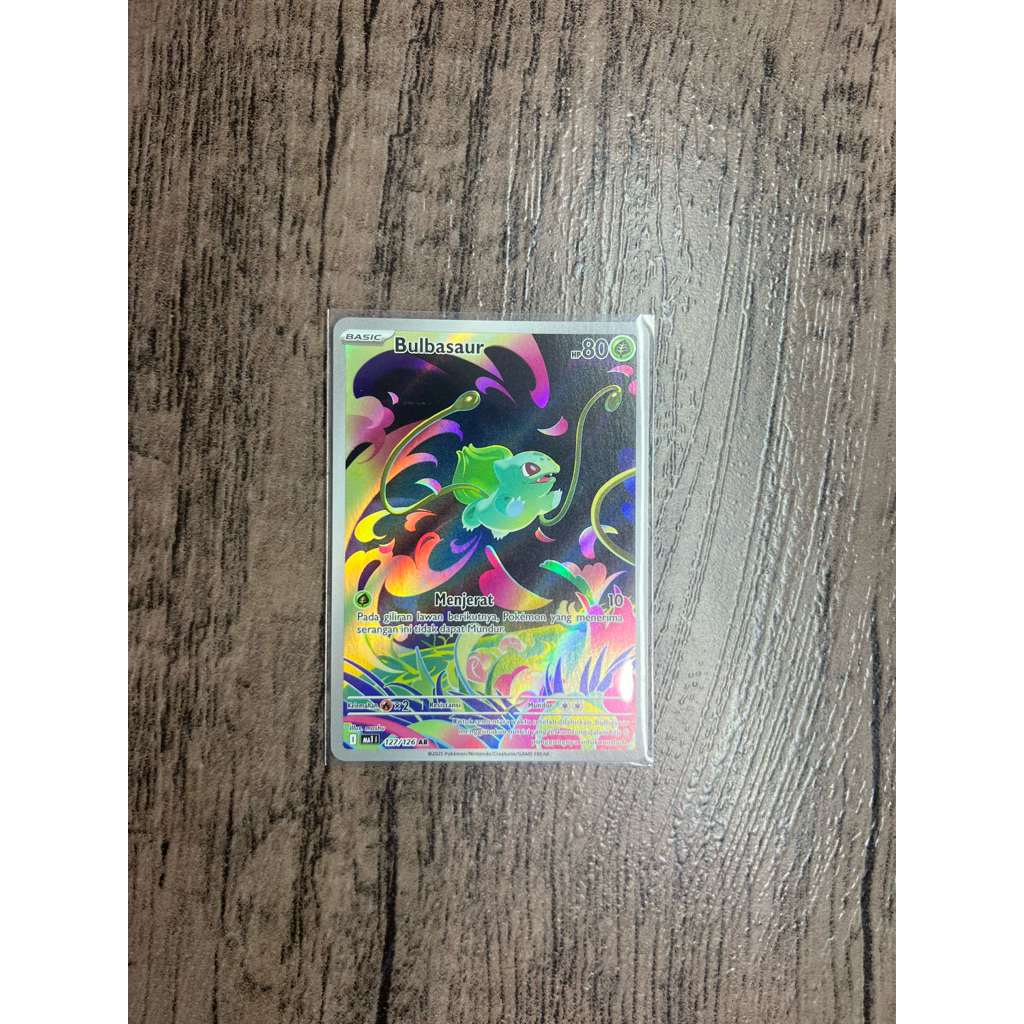 Pokemon Bulbasaur AR 127/126 - Kartu Pokemon Indonesia