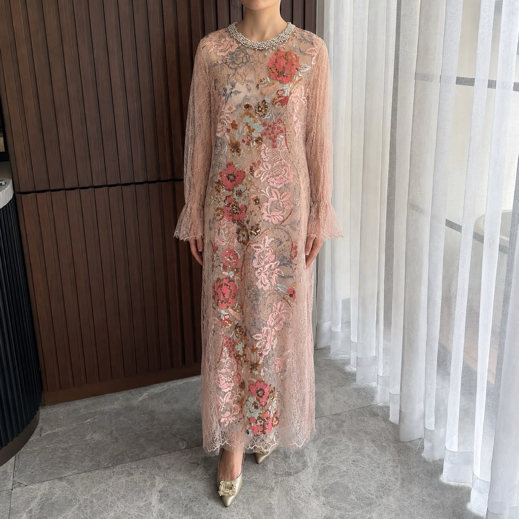 KINA ATELIER - Fleur Dress in pink