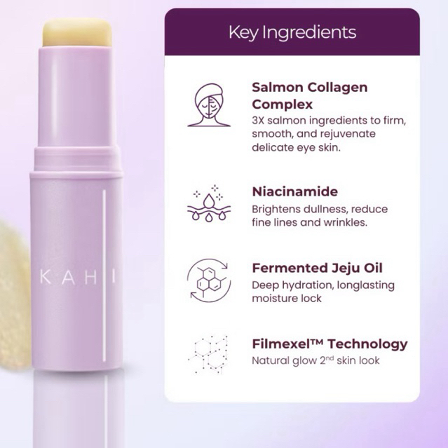 KAHI Eye Balm 9g - Perawatan Mata Anti-Penuaan dan Pelembab dari Korea