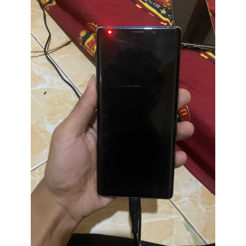 samsung note 9 minus lcd blank hitam