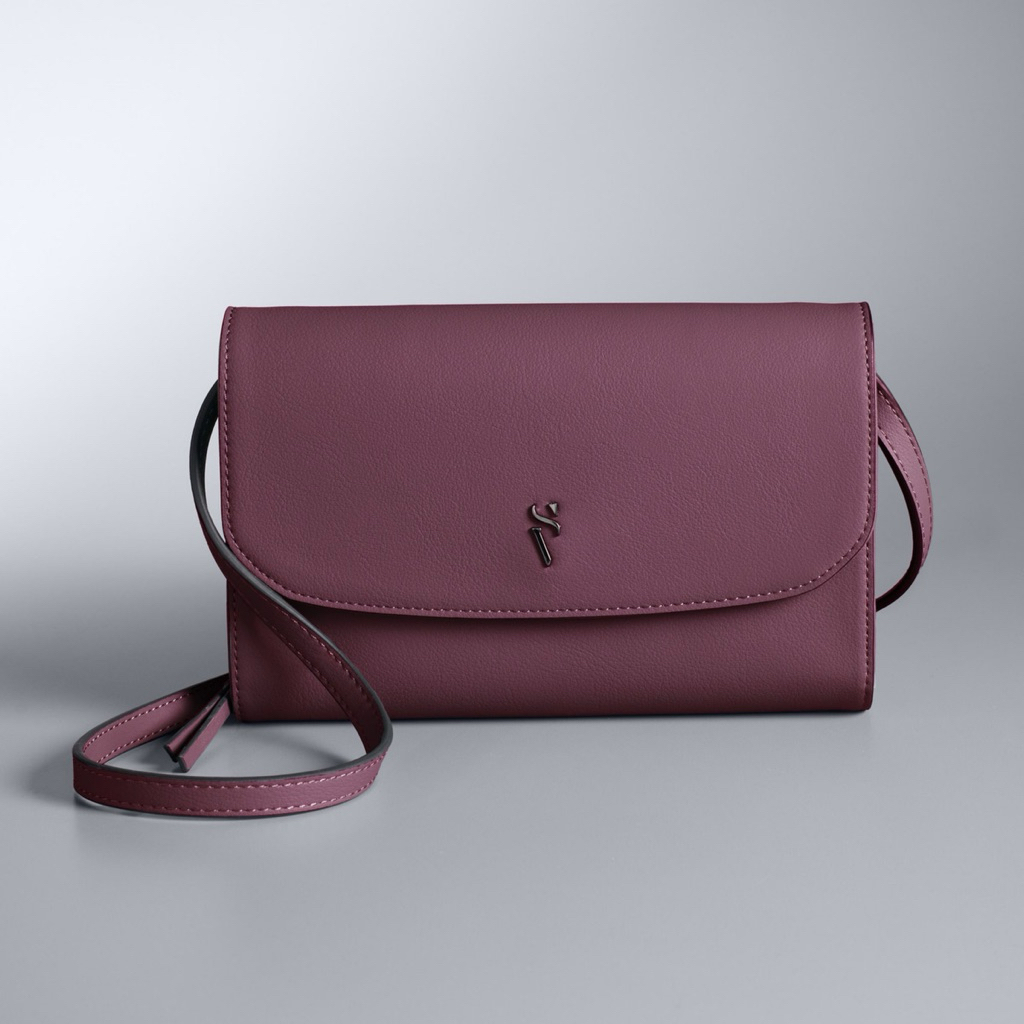 Simply Vera by Vera Wang Sling Bag - Burgundy Original
