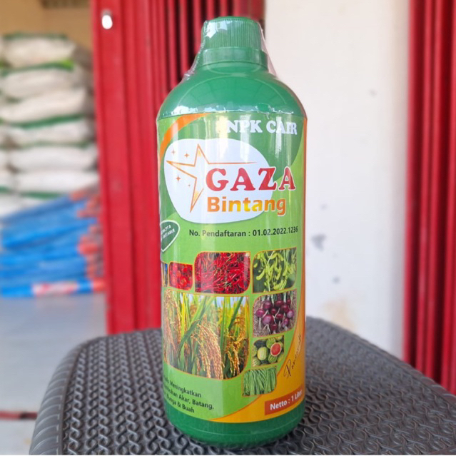 PUPUK CAIR NPK GAZA bintang 1000ml