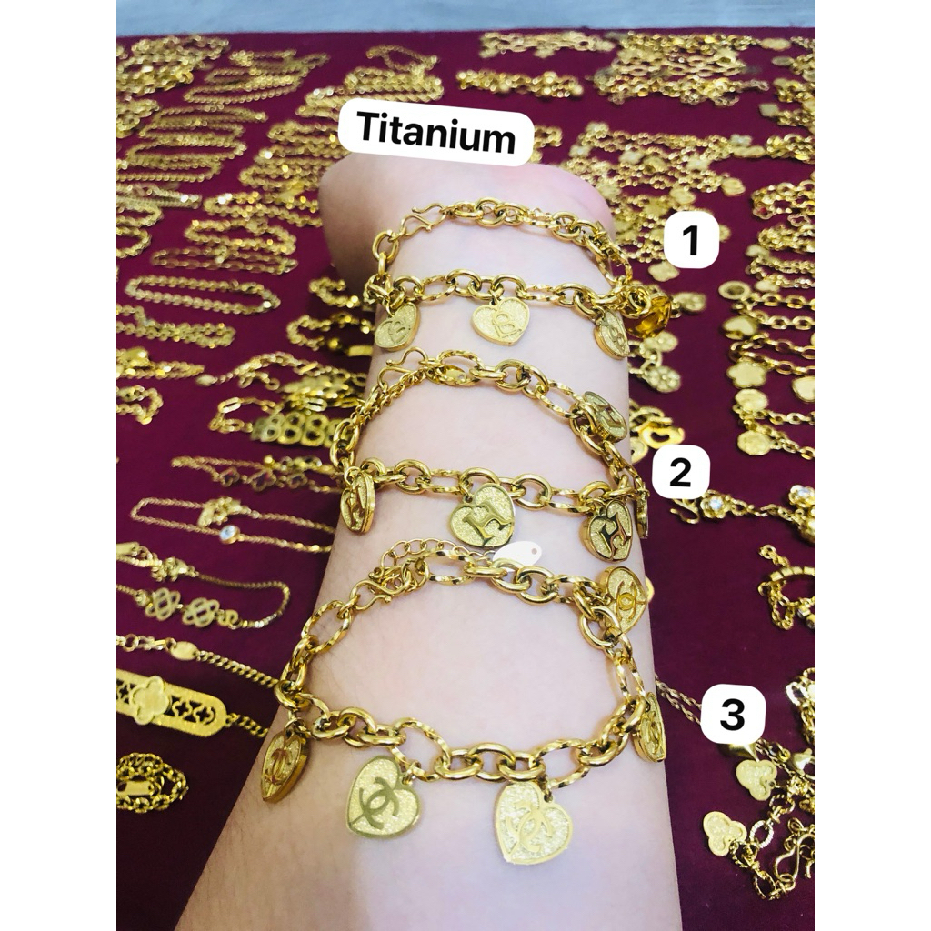 Gelang titanium motf mas awet