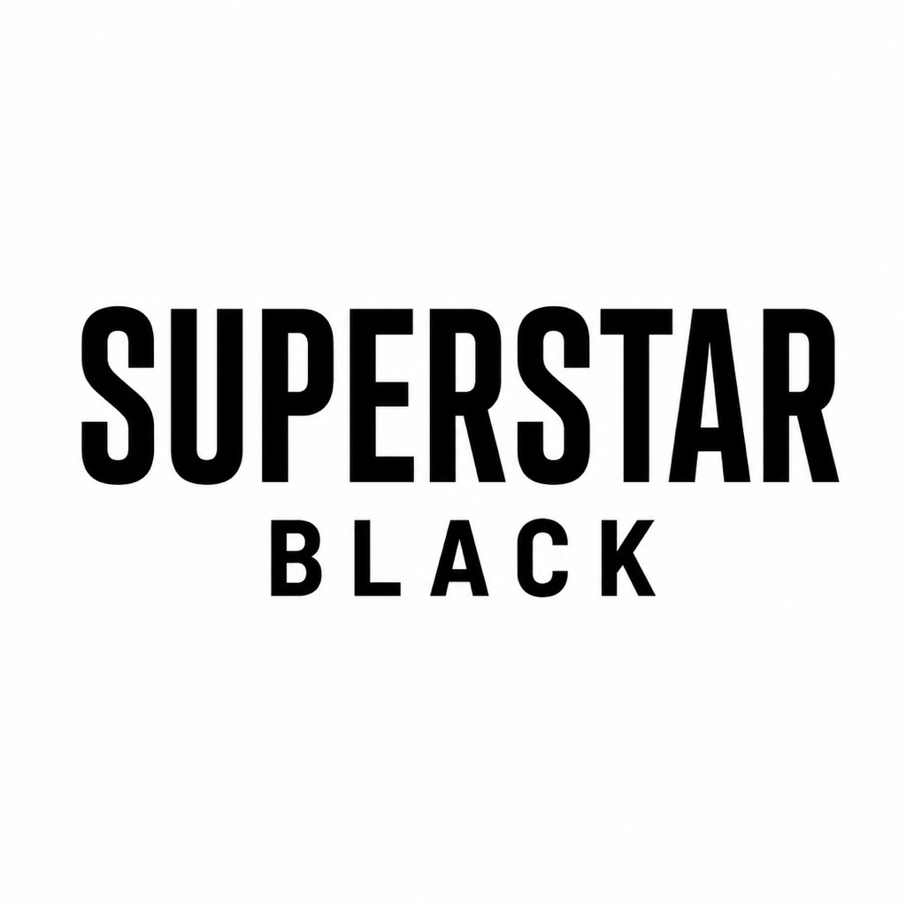Sepatu Superstar Black