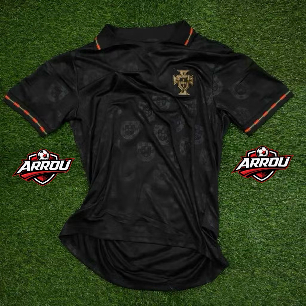 jersey FANS ISSUE  Portugal black panther 2026 .