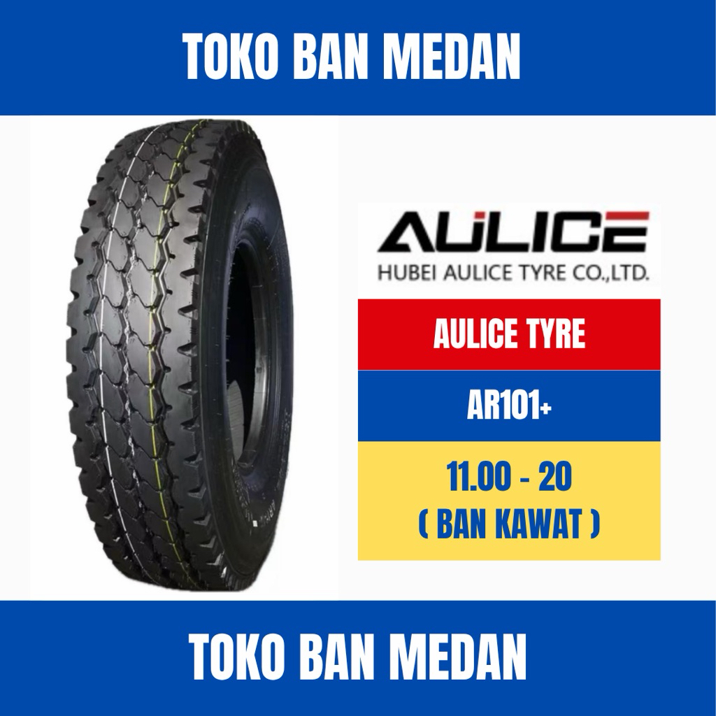 BAN TRUK AULICE 1100 R20 20 KAWAT 18PR ( KOMPLIT BAN DALAM DAN SELENDANG )