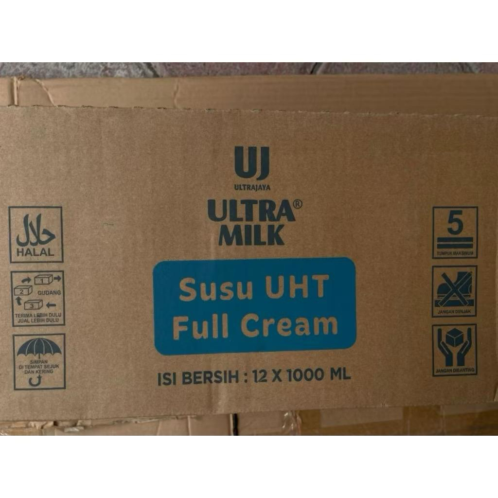 Susu UHT Ultramilk full cream / UHT full cream karton Murah
