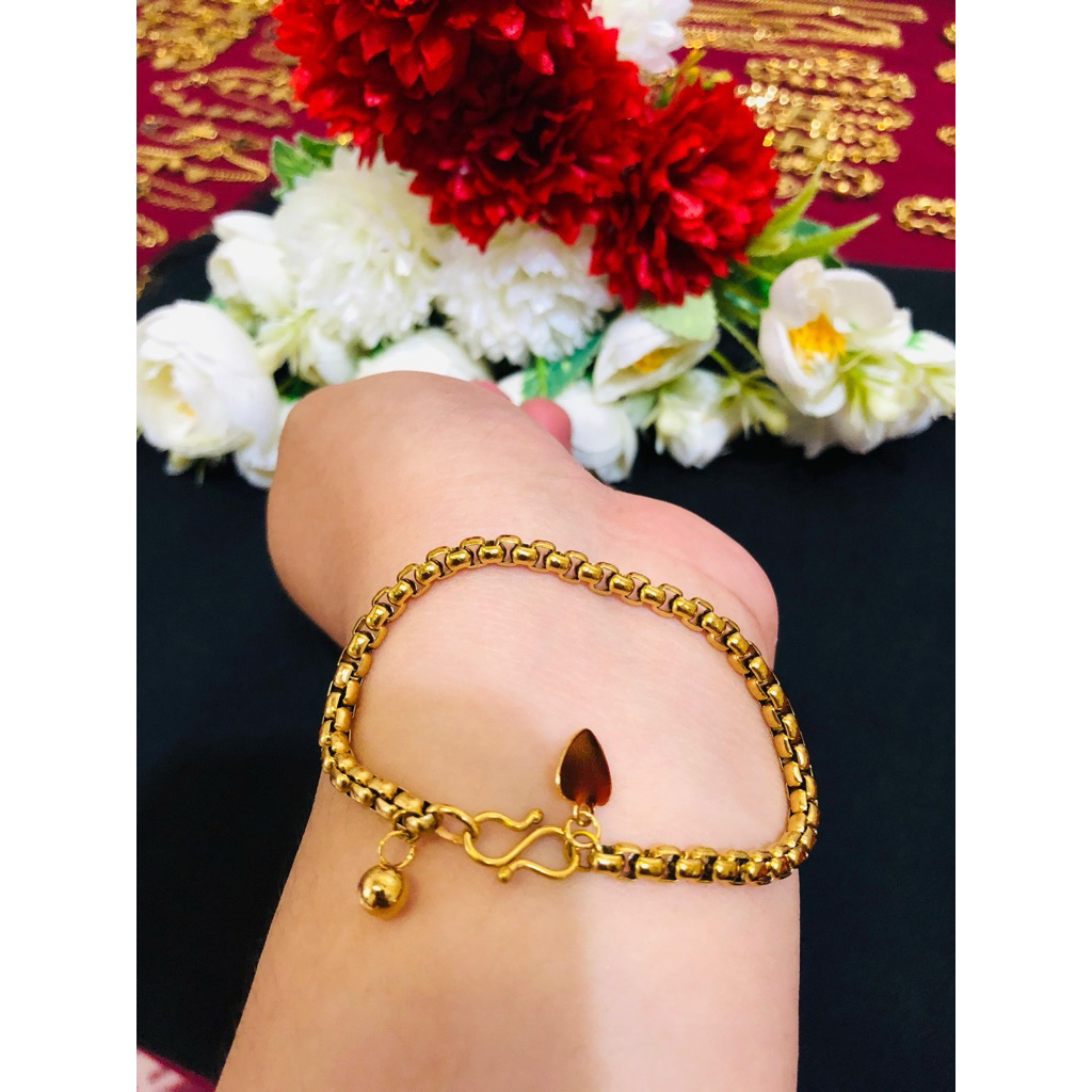 Gelang rolloo titanium motf mas