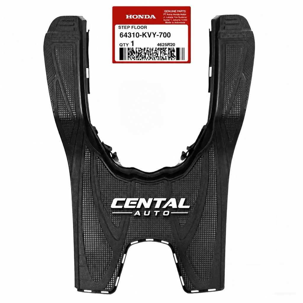 Step Floor Bordes Pijakan Kaki Beat Karbu & Cover Under Dek Bawah Kolong Beat Karbu Original