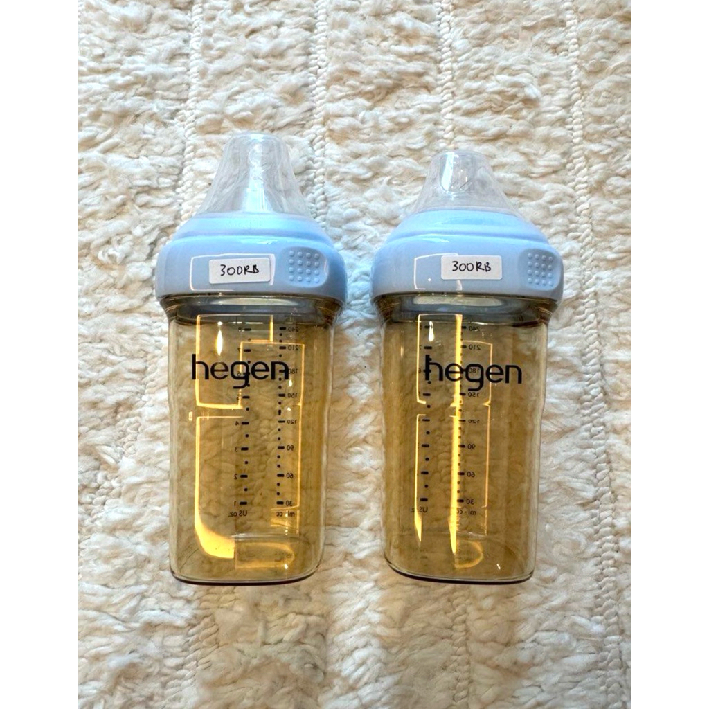 Preloved Botol Susu Hegen 240ml Biru Like New