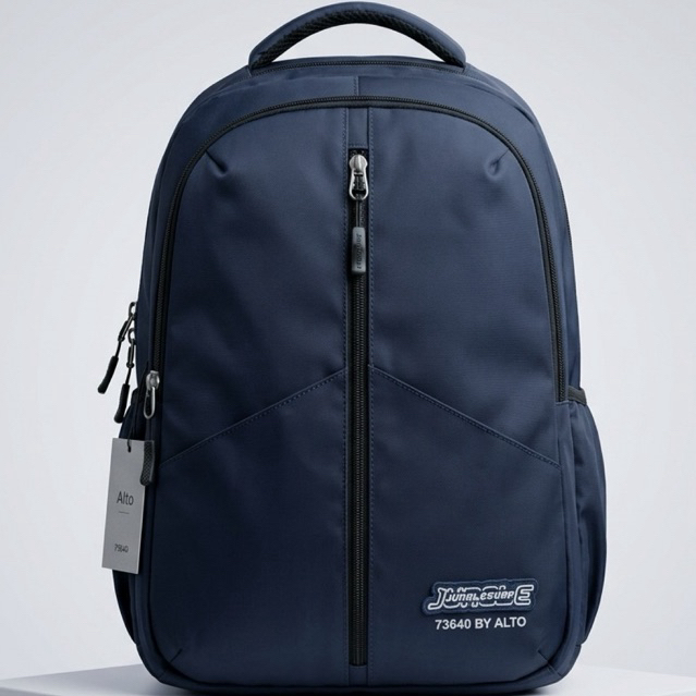 JUNGLE SURF Tas Ransel Pria Laki Laki Sekolah SD SMP SMA Laptop Backpack Cowok Original Navy 73640K