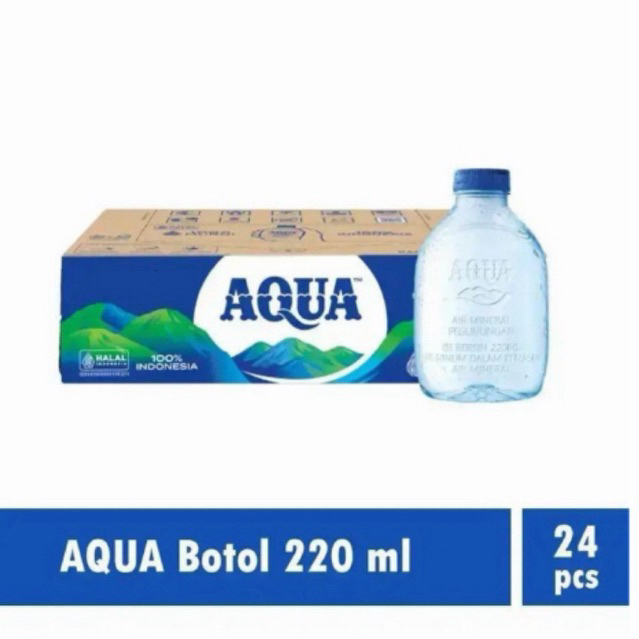 aqua botol 220ml
