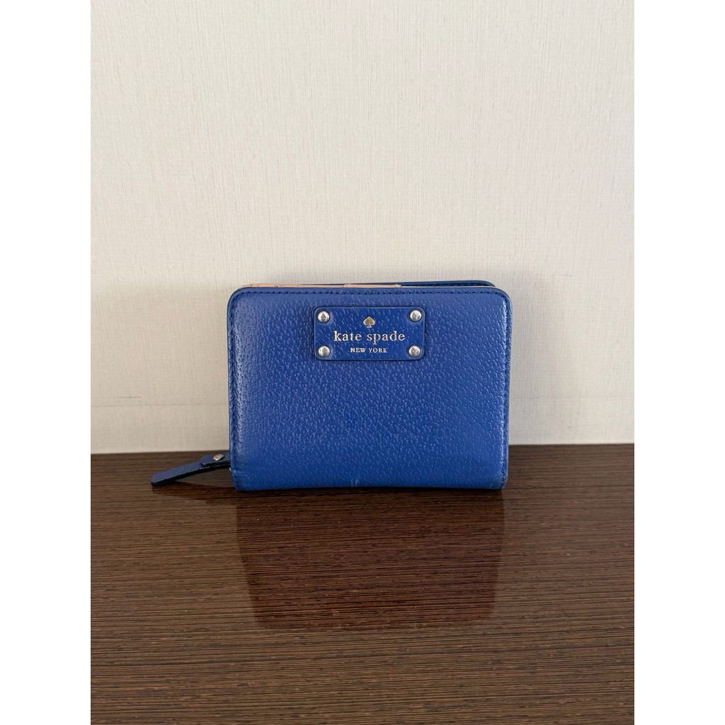 Kate Spade New York Blue Leather Wallet