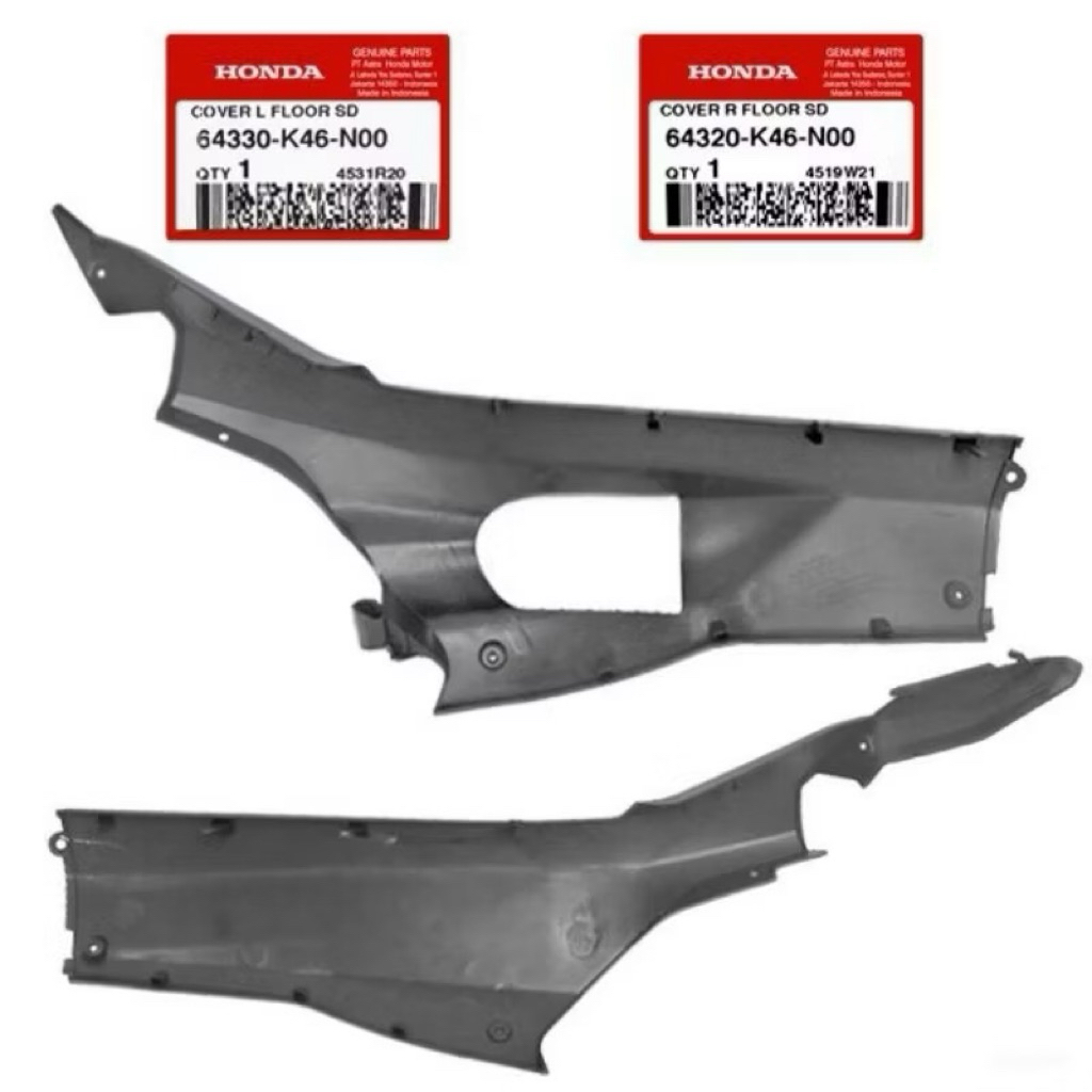 64330-K46-N00 64320-K46-N00 Cover Dek Lantai Kiri Kanan Vario 110 Fi LED