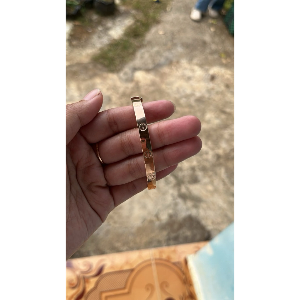 gelang cartier lapis emas