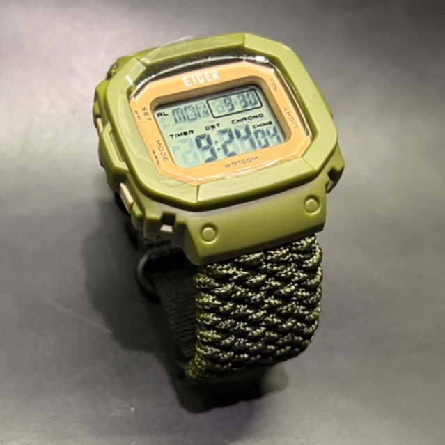 Tali Strap Jam Tangan Paracord Watch Band Strap Costum Untuk Eiger AROSUKA LINVILLE ANTERO AUTODROMO