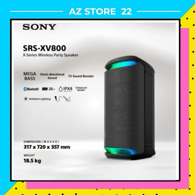 SONY SRS-XV800 speaker karaoke