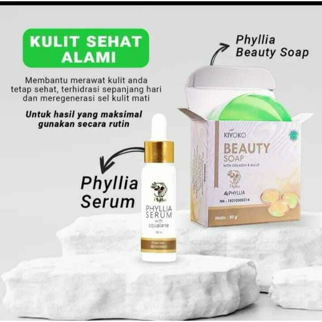 Paket Plumeria Bundle Sabun+Serum Kiyoko Beauty Soap