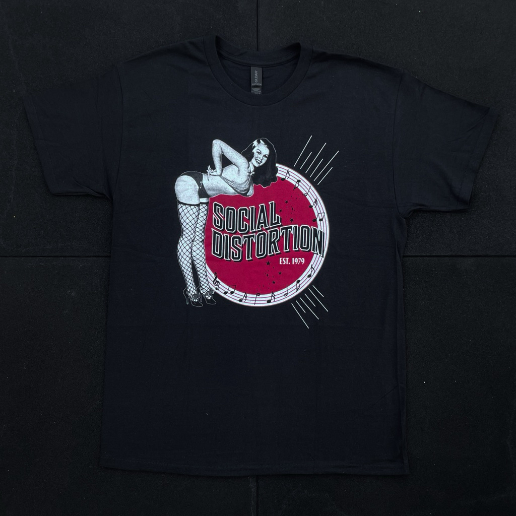 Tshirt Band Pria Wanita Social Distortion - Vintage Girls Original Official
