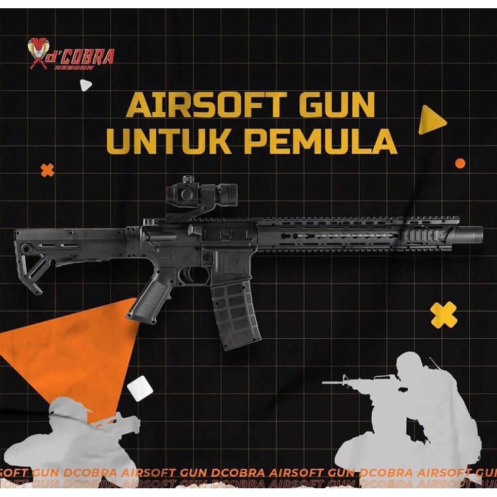 Mainan anak Dcobra m416 plastik toys
