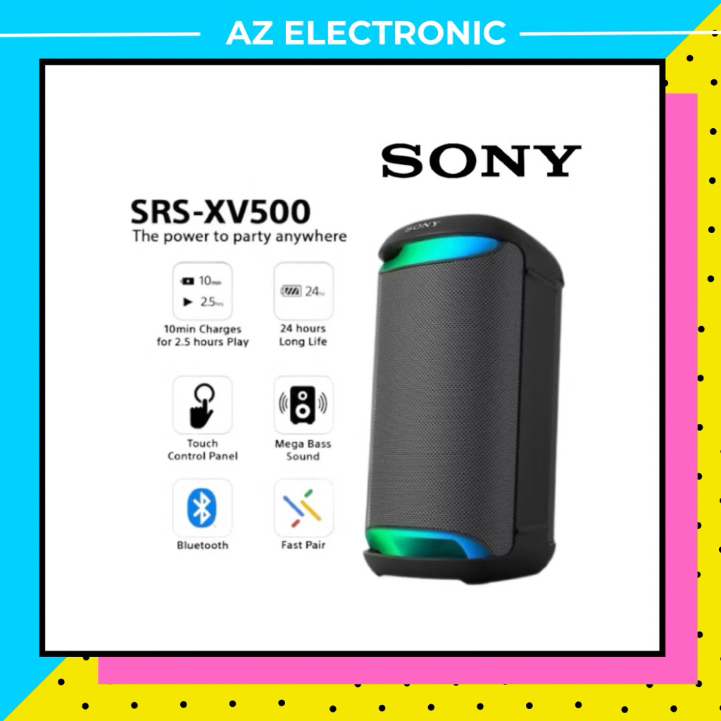 SONY SRS-XV500 speaker karaoke