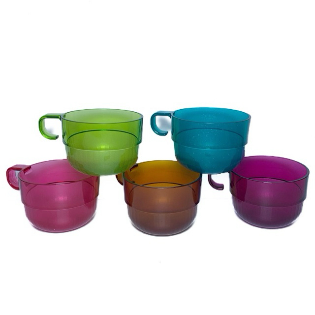cangkir wtc / mug wtc / coffe mug /clear mug/ gelas kristal tupperware