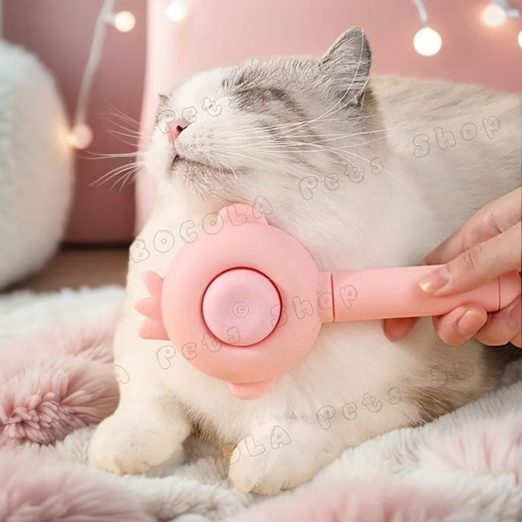 Sisir kucing sisir otomatis kucing sisir untuk anjing sisir rambut kucing